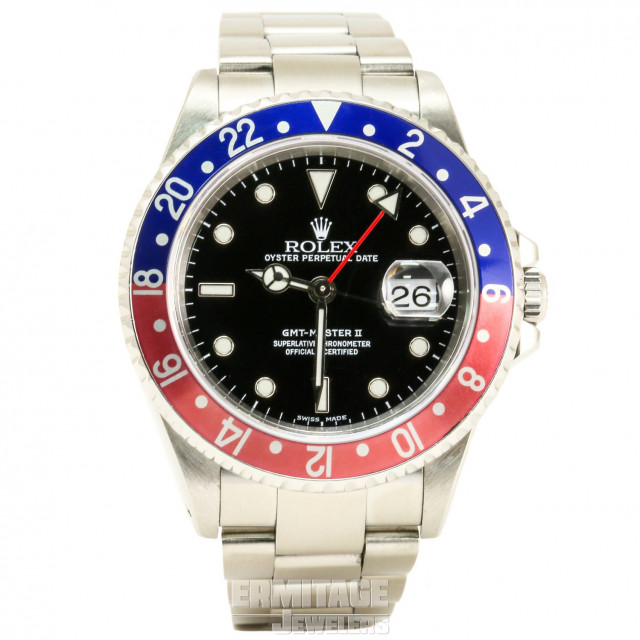 40 mm Three-Time-Zone Rolex GMT-Master II 16710